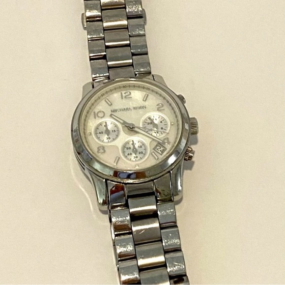 Women's Michael Kors Runway Chronograph Stainless Steel Watch MK 5304 - Picture 5 of 9